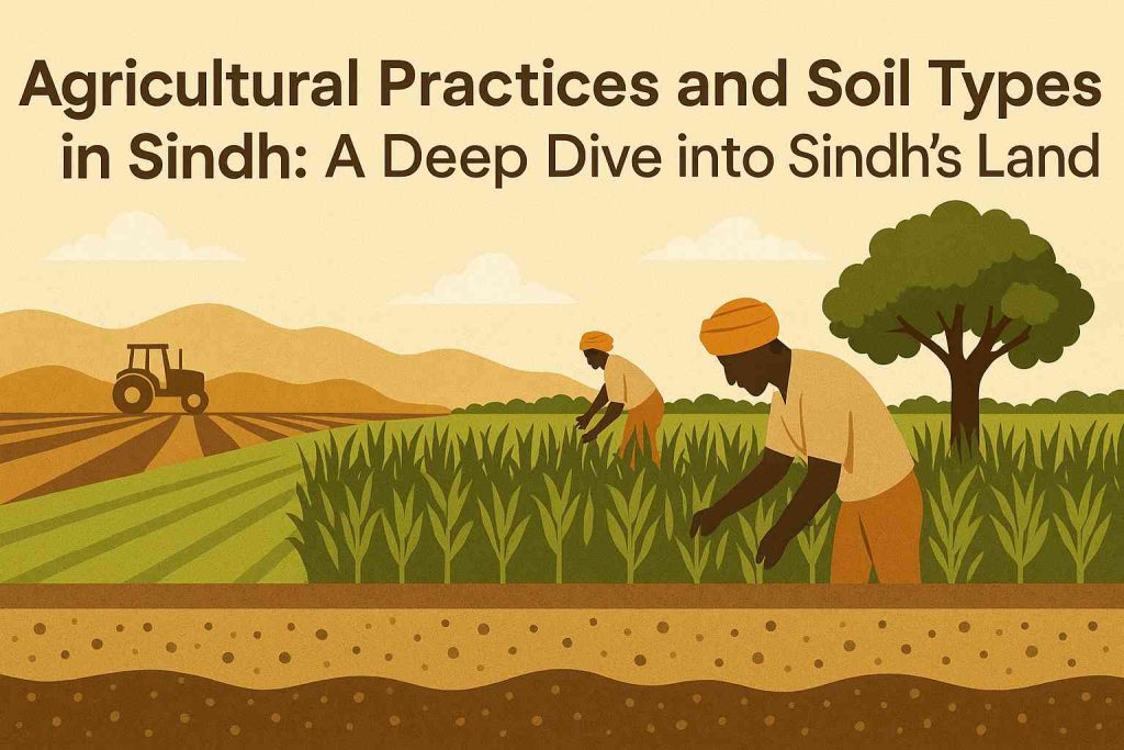 Land of Sindh Agricultural Practices & Soil Types in Sindh & Research Findings on types, nutrient and chemical composition